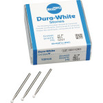 Dura White (RD1) (ISO 30) Fine, Polírozó, Kézidarab (HP, Ø 2,35 mm, ISO 104) ISO 30 Gömb, ISO-Forma 001, Alumíniumoxid, 12 darab