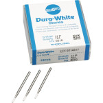 Dura White (TC1) (ISO 20) Fine, Polírozó, Kézidarab (HP, Ø 2,35 mm, ISO 104) ISO 20 Fenyoforma, ISO-Forma 173, Alumíniumoxid, 12 darab