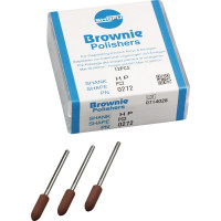 Silikonpolierer BROWNIE®, szilikon polírozó, (fém, amalgám) PC2, HP, 12 darab