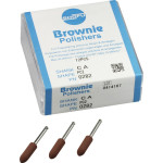Silikonpolierer BROWNIE®, szilikon polírozó, (fém, amalgám) PC2, RA, 12 darab