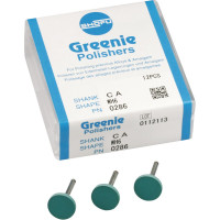 Silikonpolierer GREENIE®, szilikon polírozó, (fém, amalgám), WH6 RA, 12 darab