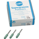 Silikonpolierer SUPERGREENIE®, szilikon polírozó, (fém, amalgám), PC2, RA, 12 darab