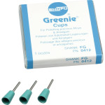 Silikonpolierer GREENIE®, szilikon polírozó, (fém, amalgám), kehely, FG, 12 darab