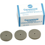 Ceramisté®, kerámia polírozó, Ultra, kerek, szereletlen, 12 darab