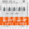 Porzellanpolierer 9652 - Packung 5 Stück rosa, RA, Figur 300, 12 mm, ISO 045