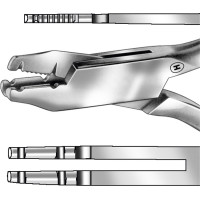 Draht- und Klammerbiegezange, 1 darab, HSL 422-12, 125 mm