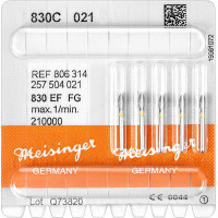 Diamanten 830, gyémántcsiszoló, sárga, ISO 021, FG, 5 darab