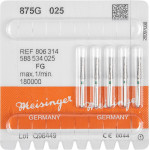 Diamanten 875, gyémántcsiszoló, zöld, ISO 025, FG, 5 darab