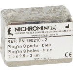 PLUG IN, fúrótartó, kék, 8 lyuk, perforált, 1 darab