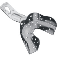 Abformlöffel bezahnt - 1 db, alsó méret B0, perforált - 4972-210