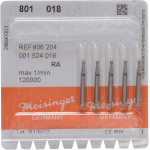 Diamanten 801, gyémántcsiszoló, kék, ISO 018, RA, 5 darab