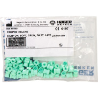 Prophy Kelche Packung 50 darab, grün soft, snap on