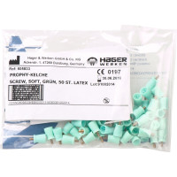 Prophy Kelche Packung 50 darab, grün soft, schraubbar
