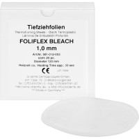 Foliflex Packung 20 darab, bleach transparent, Ø 120 mm, Stärke 1 mm