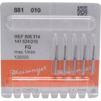 Diamanten 881, gyémántcsiszoló, kék, ISO 010, FG, 5 darab