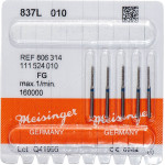 Diamanten 837L Packung 5 Diamanten kék, ISO 010, FG