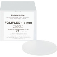 Foliflex Packung 50 darab, transparent, Ø 120 mm, Stärke 1,5 mm