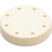 Fúrótartó, vanille, kicsi, kerek, 1 darab