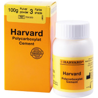 Harvard Polycarboxylat Cement Pulver - Klinikpackung 100 g Pulver, 3 - weißlichgelb - 7031203