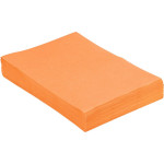 Monoart® Traypapier für Normtrays - Blisterpackung 250 db 18 x 28 cm, orange - 205007