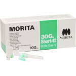 MORITA Kanülen - 100 darabos csomag, 30 GS-12, 0,3 x 12 mm - 7713 MORITA Kanülen - 100 darabos csomag, 30 GS-12, 0,3 x 12 mm - 7713