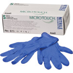 MICRO-TOUCH® Nitrile Accelerator-Free - 100 darabos csomag, puderfrei, kék, S - 700102
