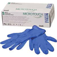 MICRO-TOUCH® Nitrile Accelerator-Free - 100 darabos csomag, puderfrei, kék, S - 700102 MICRO-TOUCH® Nitrile Accelerator-Free - 100 darabos csomag, puderfrei, kék, S - 700102