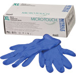 MICRO-TOUCH® Nitrile Accelerator-Free - 100 darabos csomag, puderfrei, kék, XL - 700105