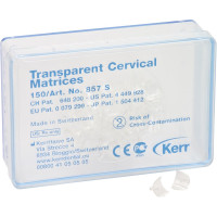 Zervikalmatrizen transparent - csomag 150 Matrizen Form 857 S - 857 S