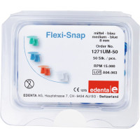 Flexi-Snap, polírozó korong, kék, 8 mm, 50 darab