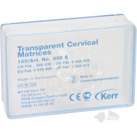 Zervikalmatrizen transparent - csomag 150 Matrizen Form 856 S - 856 S
