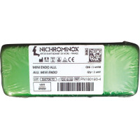 Mini Endo Box, (140 x 55 x 50 mm), (60x), Endo-tray, zöld, Alumínium, 1 darab