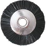 Radbürste Hand, 1 darab, polírozó kefe, szereletlen, sörte fekete 21 mm, 12 darab