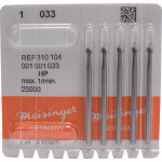 Stahlbohrer 1, acél-fúró, ISO 033, HP, 5 darab