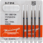 Diamanten 847, gyémántcsiszoló, kék, ISO 014, HP, 5 darab