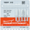 Chirurgie Fräser 186 - 5 darabos csomag, rostfreier Stahl, HP, Figur 684, 12 mm, ISO 018 - 330 104 684 377 018