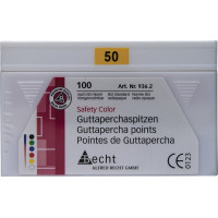 Safety Color (ISO 50), Guttapercha-csúcs, ISO 50 rózsaszín, Guttapercha, 100 darab