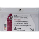 Safety Color (ISO 15), Guttapercha-csúcs, ISO 15 rózsaszín, Guttapercha, 100 darab