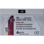 Safety Color (ISO 40), Guttapercha-csúcs, ISO 40 rózsaszín, Guttapercha, 100 darab