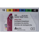 Safety Color (ISO 15-40), Guttapercha-csúcs, ISO 15-40 rózsaszín, Guttapercha, 100 darab