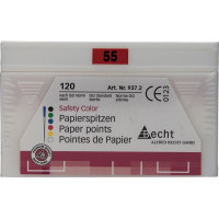 Safety Color (ISO 55), Papírcsúcs, ISO 55 világospiros, Papír, 120 darab