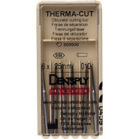 Therma-Cut (ISO 10) (25 mm), Fúró, Turbina (FG, Ø 1,6 mm, ISO 314, 19 mm) ISO 10 forgó, Gömb, Nemesacél, 25 mm, 6 darab