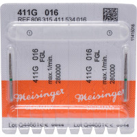 Chirurgie Fräser 411 - 2 darabos csomag, zöld grob, FGL, Figur 411, 11 mm, ISO 016 - 806 315 411 534 016