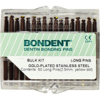 BONDENT® Pins - Bulkpackung 50 Pins gelber Punkt - DB50L
