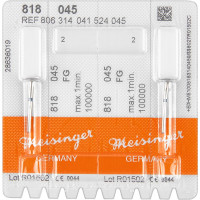 Diamanten 818, gyémántcsiszoló, kék, ISO 045, FG, 2 darab