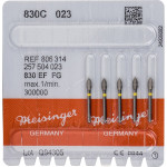 Diamanten 830, gyémántcsiszoló, sárga, ISO 023, FG, 5 darab