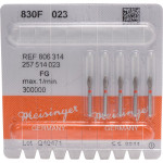 Diamanten 830, gyémántcsiszoló, piros, ISO 023, FG, 5 darab