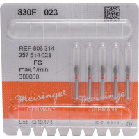 Diamanten 830, gyémántcsiszoló, piros, ISO 023, FG, 5 darab