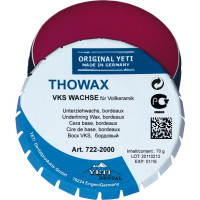 VKS Wax (Bordeaux), Cervikális viasz, Doboz, sötét piros, 70 g, 1 darab