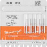 Diamanten 841, gyémántcsiszoló, piros, ISO 008, FG, 5 darab